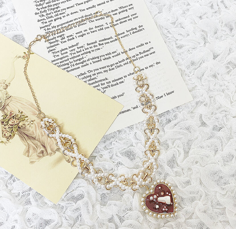 プチプラ♡】Heart パールネックレス【アクセサリー】A26 | MiLRY Couture