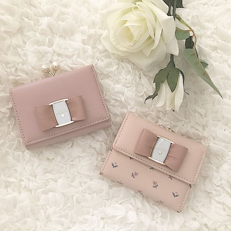 リボン付き】Flower❁Mini Wallet♡ミニ財布 | MiLRY Couture