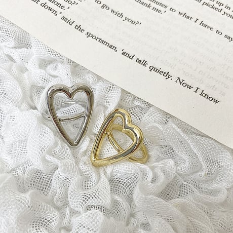 【プチプラ♡】Big Heart Ring♡【アクセサリー】A18