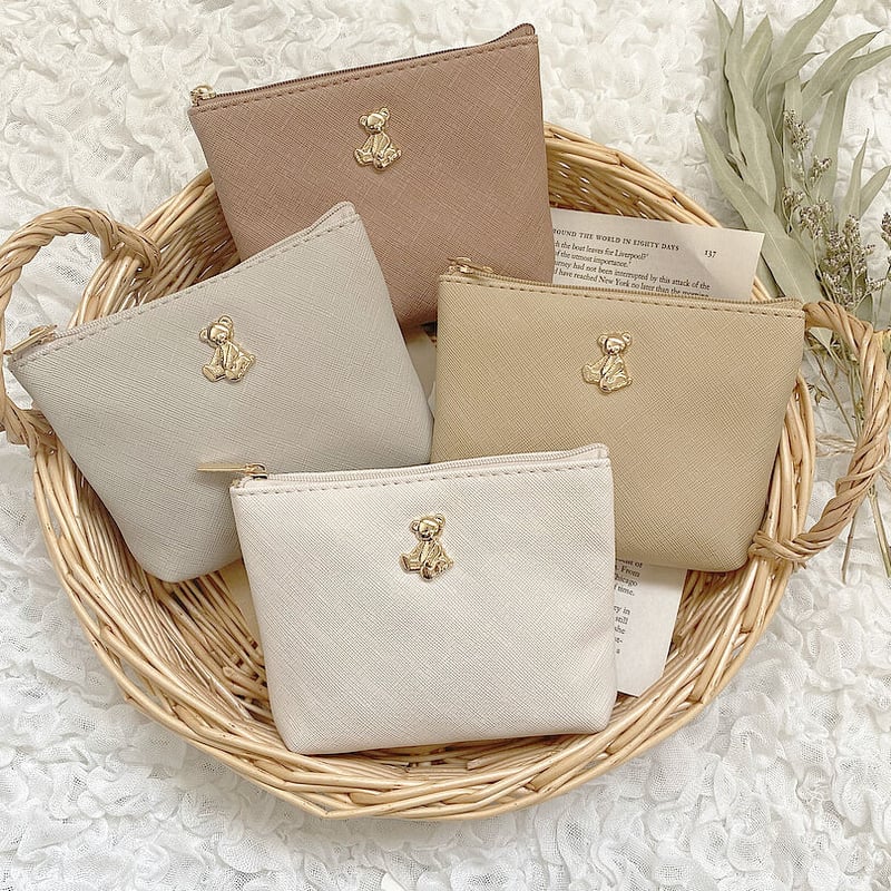 専用✳︎SALE✳︎ハンドメイド✳︎ポーチ付きティッシュケース　テディベアリネン生地 専用✳︎SALE✳︎ハンドメイド✳︎ポーチ付きティッシュケース