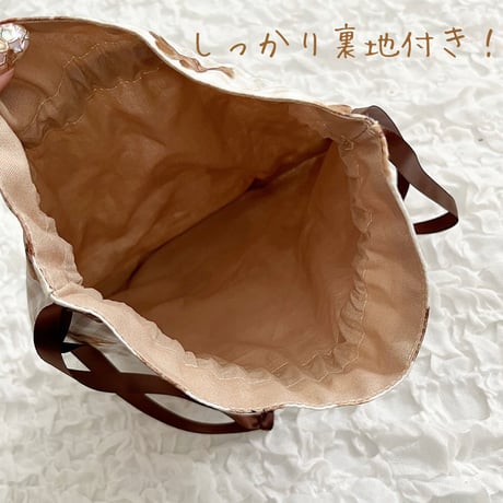 【ネーム入り】Bear Brothers まんまる巾着♡