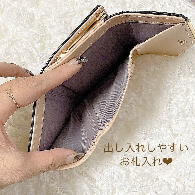 リボン付き】V-Cut Mini Wallet♡ミニ財布 | MiLRY Couture