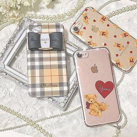 【ネーム入り】Little bear♡リトルベア【クリアハードケース】H02