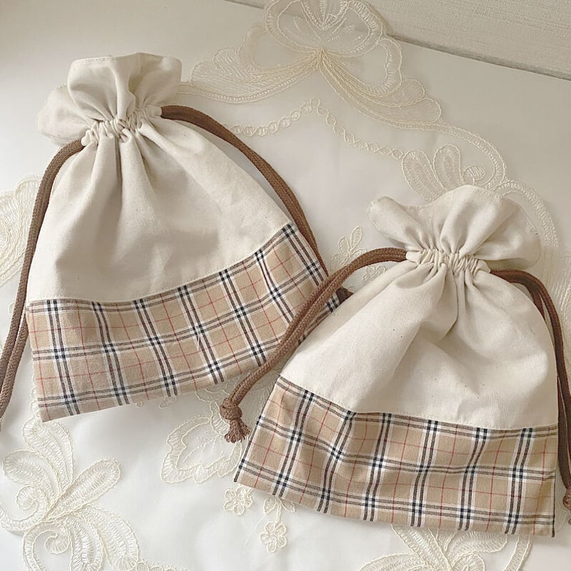 タータンチェック 巾着♡ | MiLRY Couture