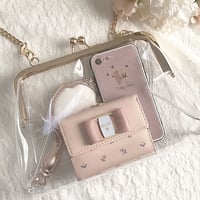 【送料無料】がま口♡クリアバッグ【即納】