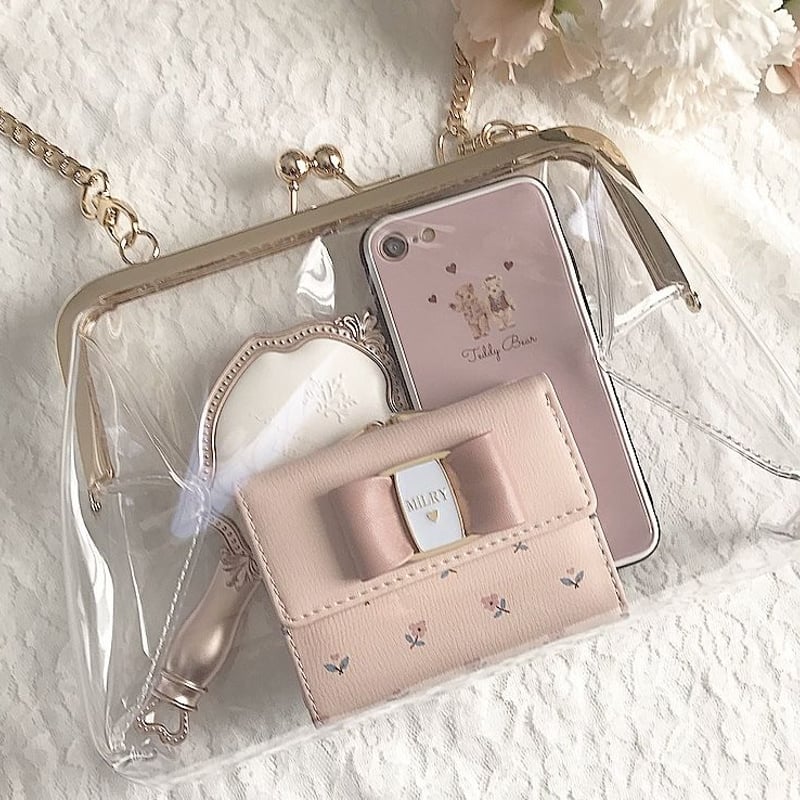 送料無料】がま口♡クリアバッグ【即納】 | MiLRY Couture