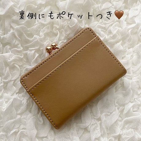 Teddy Bear 型押し Mini Wallet♡ミニ財布【即納】