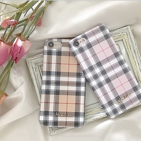Tartan Check♡タータンチェック柄♥【マットハードケース】