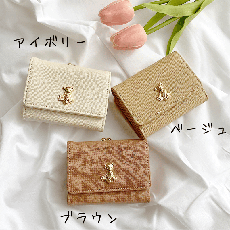 Teddy Bear Mini Wallet♡ミニ財布【即納】 | MiLRY Couture