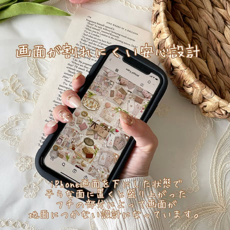 【ネーム入り】Dot Mini Bear♡【耐衝撃リフレクションケース】R01