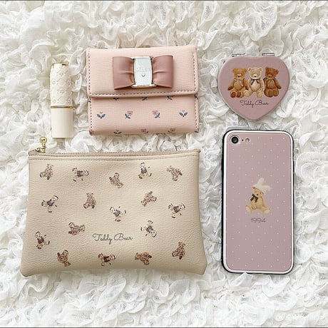 【ネーム入り】フラットポーチ♡  【M】