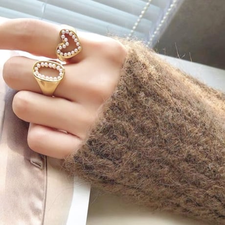 【プチプラ♡】Gold Pearl  Ring♡【アクセサリー】A20