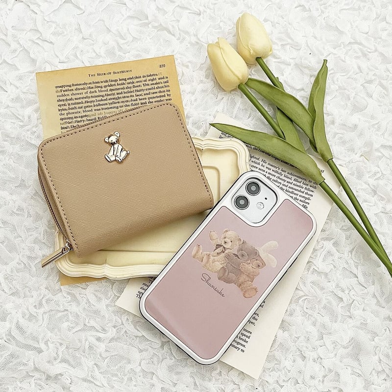 Teddy Bear Card Wallet♡じゃばらカードケース付き財布【即納】 | MiL