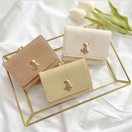 Teddy Bear Mini Wallet♡ミニ財布【即納】
