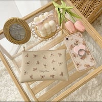 【ネーム入り】フラットポーチ♡  【M】