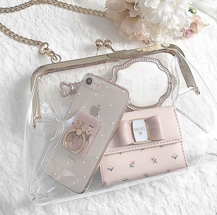 送料無料】がま口♡クリアバッグ【即納】 | MiLRY Couture 