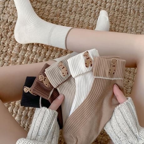 Teddy Bear　ソックス　B