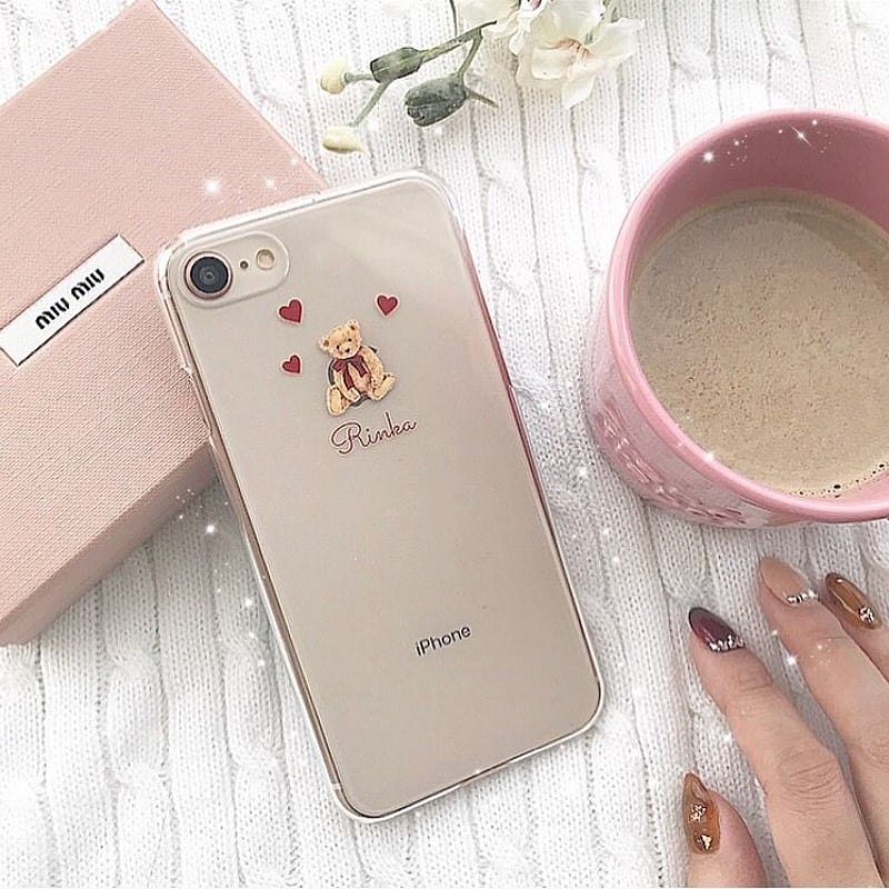 ネーム入り】Petit Bear♡プチベア【クリアハードケース】H09 | MiLRY