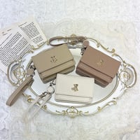 Teddy Bear Coin Pass Cace♡コインケース付きリールパスケース【即納】