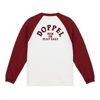Mirror print LFTH raglan LS T-Shirt 【Burgundy】