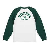 Mirror print LFTH raglan LS T-Shirt 【Ivy Green】
