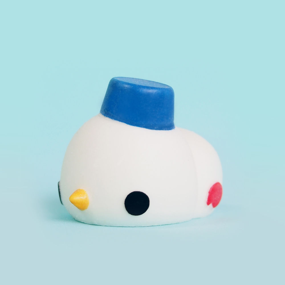 もにまるずゆきだるまるず青2個セット