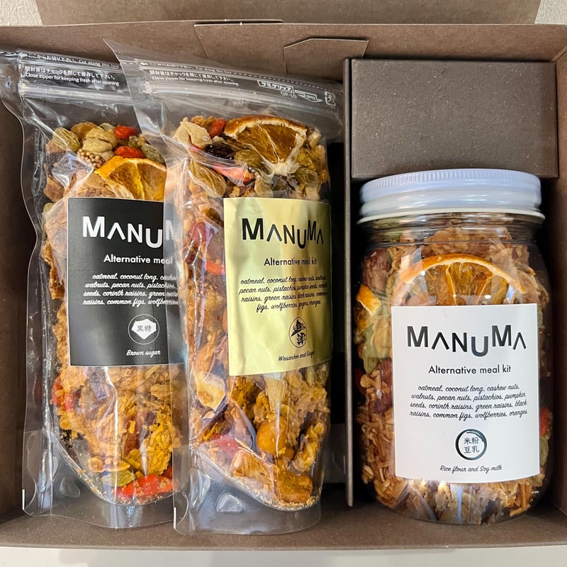 GRANO-NUTS GIFT SET(190g×100g2種) | MANUMAマヌマ
