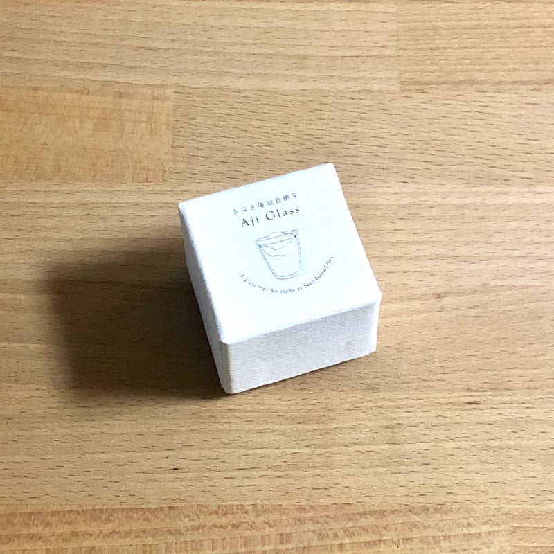 幸せの蒼いとりさん 蒼 豆小（専用ボックス付） / Rie Glass Garden