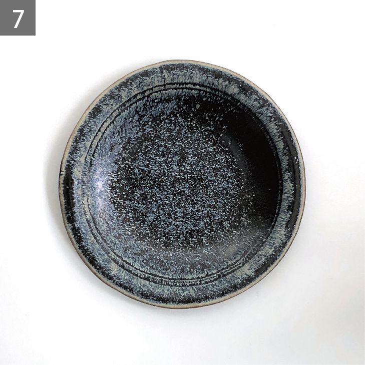 銀化天目 5寸皿 / 山下秀樹 | iroha style