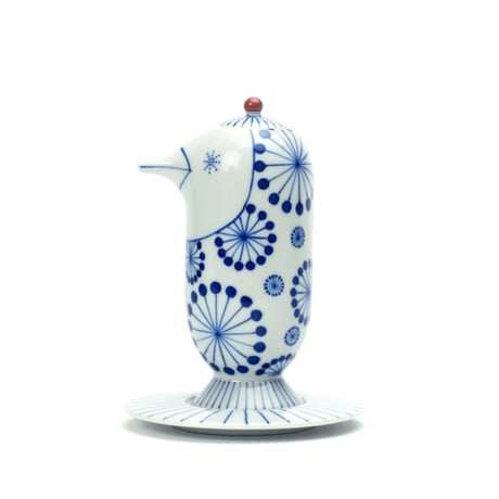 醤油差し 鳥 花 / 上出長右衛門窯 | iroha style