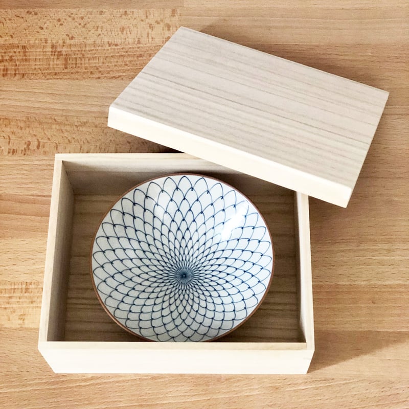 めし碗 平茶碗 大 木箱入り / 籠山陶房 内海大介 | iroha style