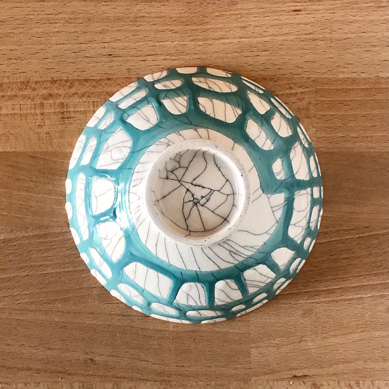 茶道具　苫米地正樹　ターコイズ茶碗 めし碗 ターコイズ / 苫米地正樹 | iroha style