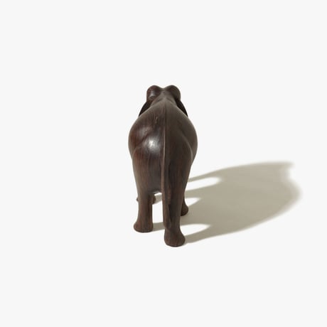 1970's Wood Carved Elephant 1