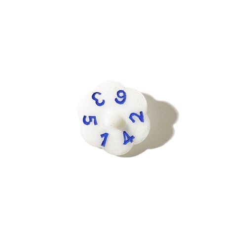 1940's Glass Dice Top 6