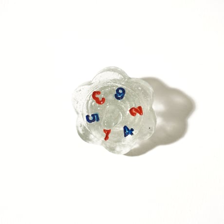 1940's Glass Dice Top 1