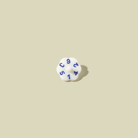 1940's Glass Dice Top 6
