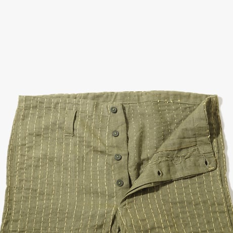 SASHIKO 1940's Japanese National Uniform Pants 1