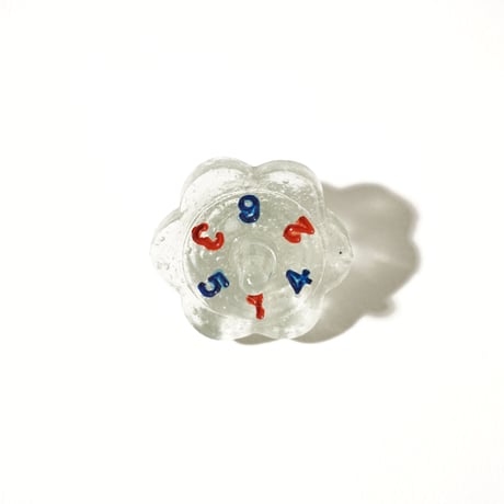 1940's Glass Dice Top 1