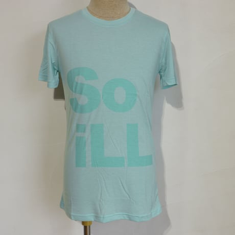 SOILL  STACKED LOGO TEE Seaform