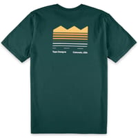 TOPO DESIGNS STRATA MAP TEE - MEN'S Forest