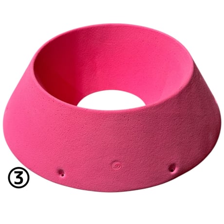 LEVIER HOLDS THE DONUT 2p & THE FLAT DONUT 1p set of 3 Pink