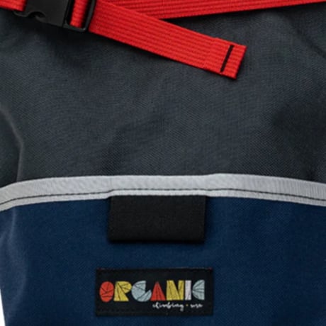 ORGANIC CLIMBING SNACK SACK CHALK BUCKET Charcoal x Navy