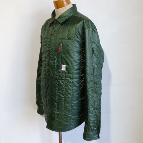 TOPO DESIGNS INSULATED SHIRT JACKET-MEN'S Olive