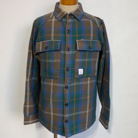 TOPO DESIGNS MOUNTAIN SHIRT JACKET - MEN'S Blue / Red Plaid