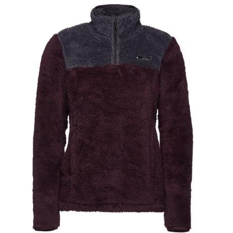 BLACK DIAMOND ROADIE QUARTER ZIP FLEECE - WOMEN'S Bordeaux/Carbon