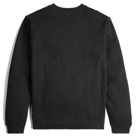 TOPO DESIGNS LABEL SWEAT SHIRT Black
