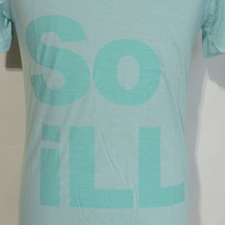 SOILL  STACKED LOGO TEE Seaform