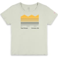 TOPO DESIGNS STRATA MAP TEE - WOMEN'S Light Mint