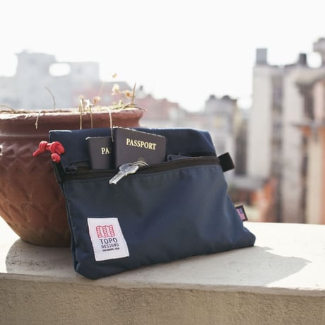 TOPO DESIGNS ACCESSORY BAG-M  Nylon Navy