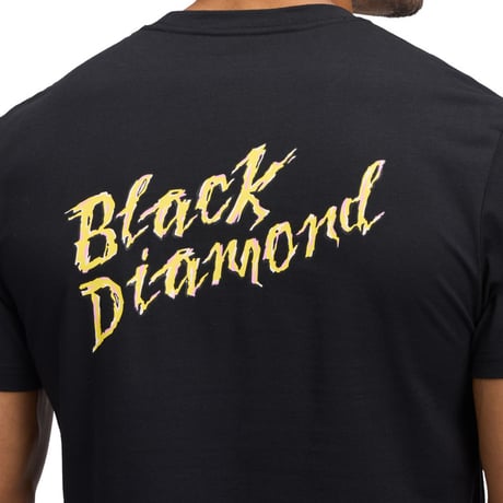 BLACK DIAMOND SHREDDED TEE Black